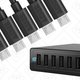 Anker PowerPort 6 + 6-Pack MicroUSB Cables, $31